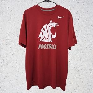 Nike Red Dri Fit Football Tee Large